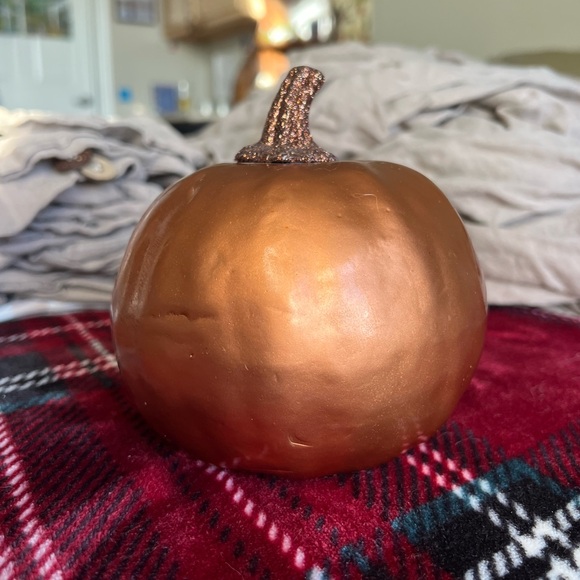 Hello Fall Decorative Pumpkin - Picture 2 of 4